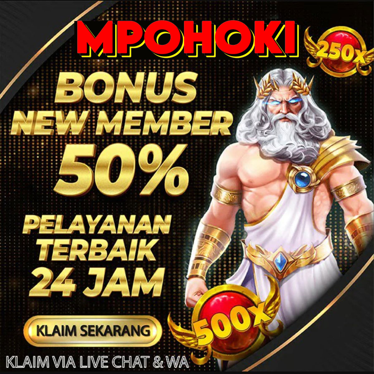 MPOHOKI bonus new member 50%